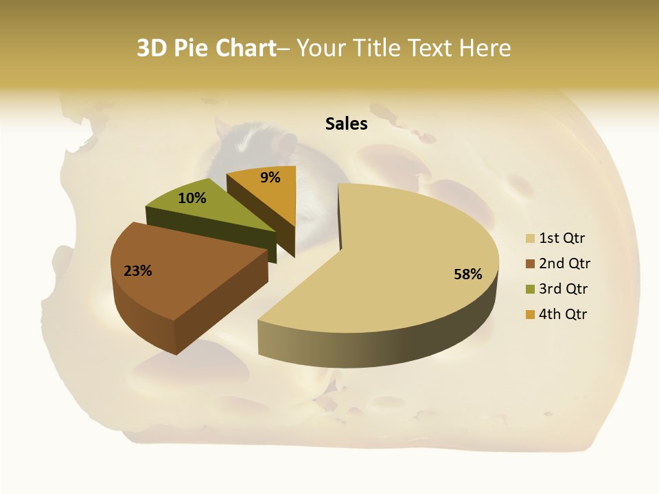 Bright Celebration Mouse PowerPoint Template