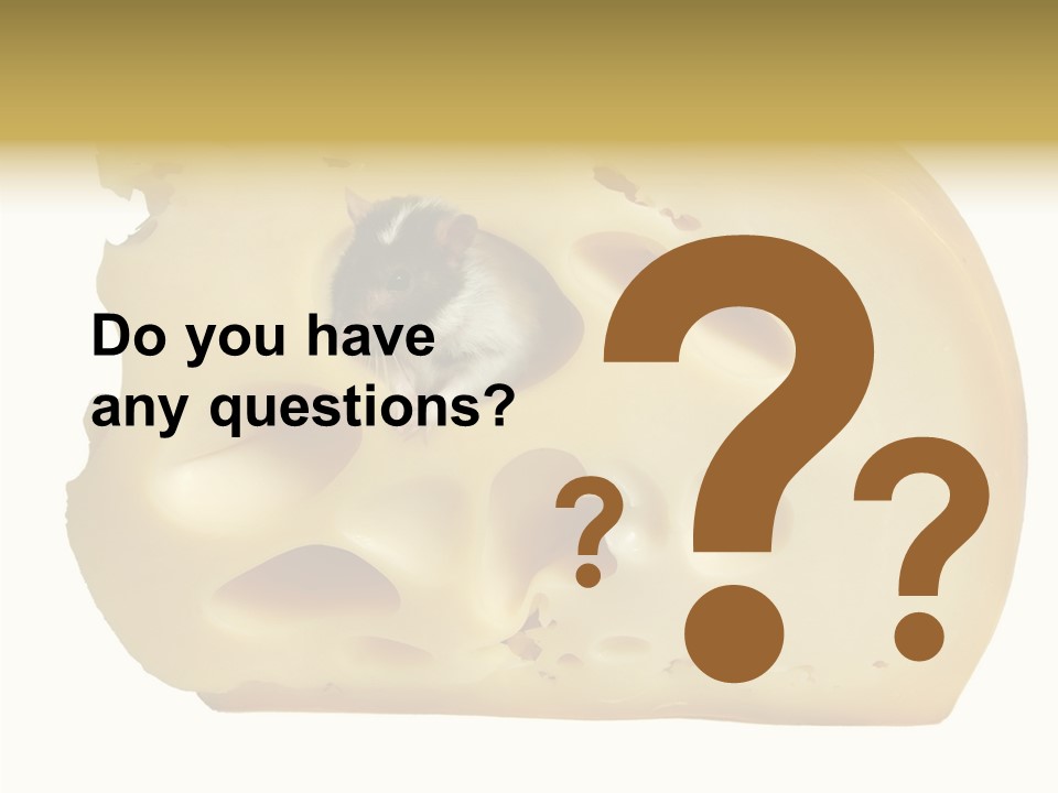 Bright Celebration Mouse PowerPoint Template