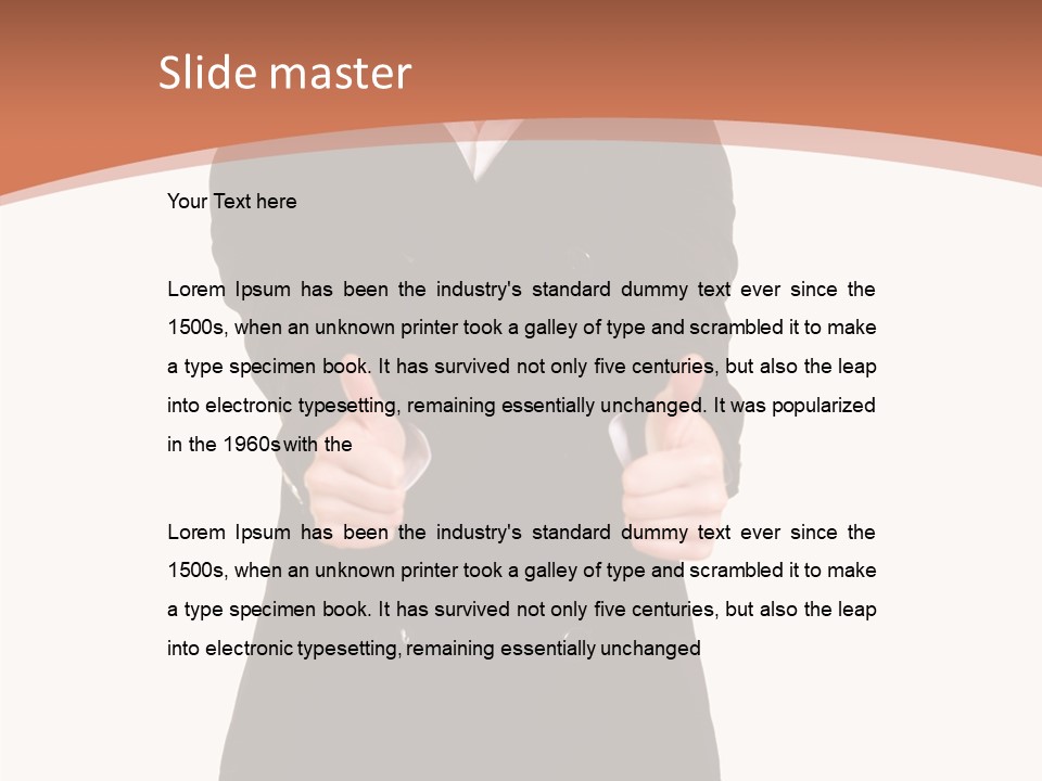 Professional Entrepreneur Happy PowerPoint Template