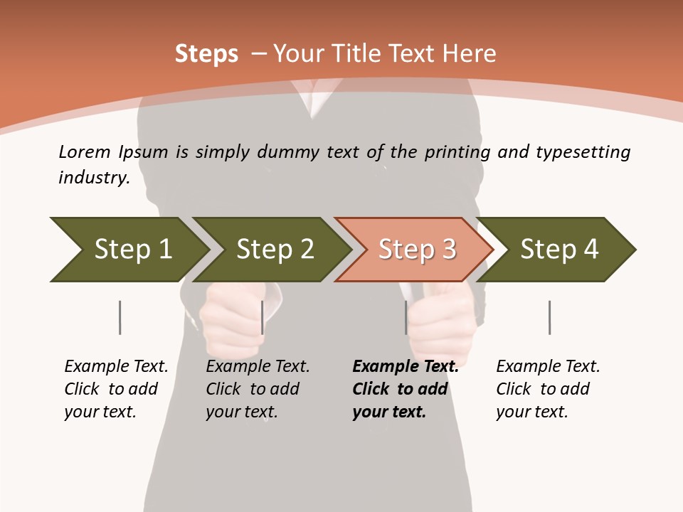 Professional Entrepreneur Happy PowerPoint Template