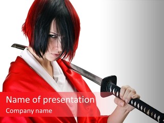 Cut Pretty Japanese PowerPoint Template