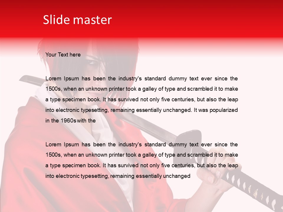 Cut Pretty Japanese PowerPoint Template