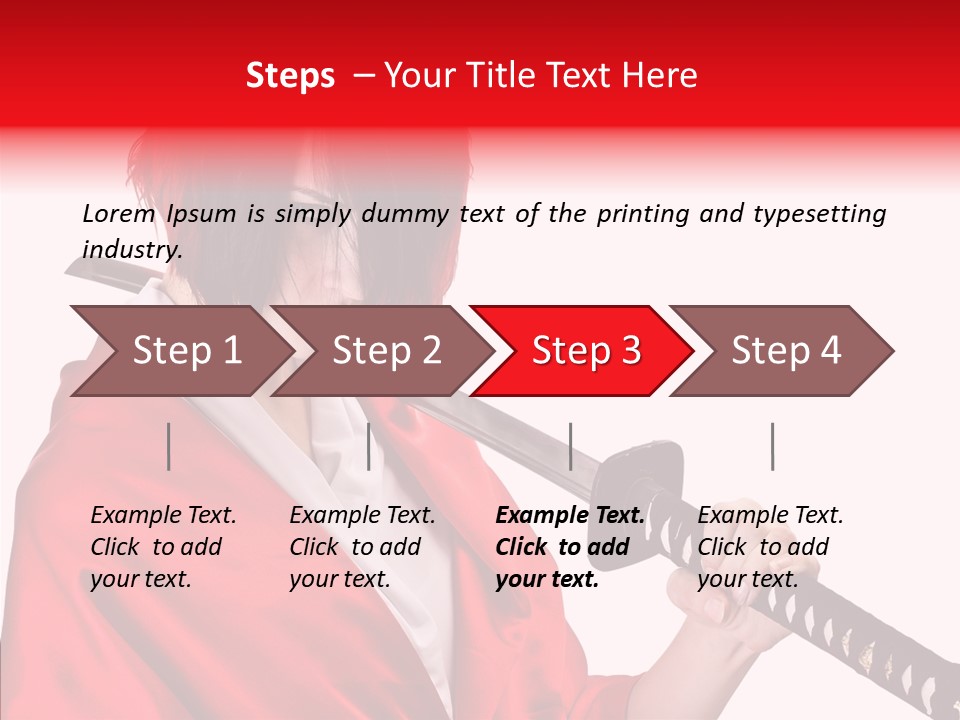 Cut Pretty Japanese PowerPoint Template