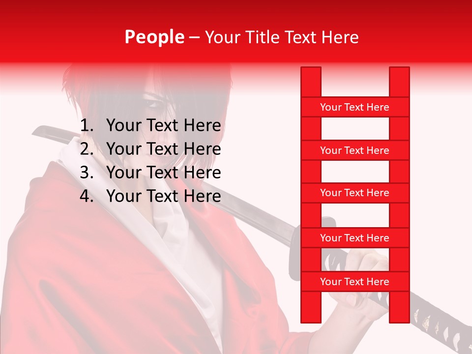 Cut Pretty Japanese PowerPoint Template