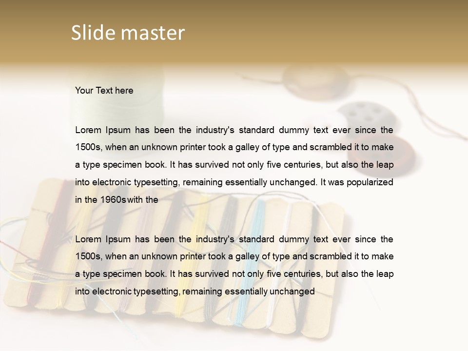 Detail Thin Colorful PowerPoint Template