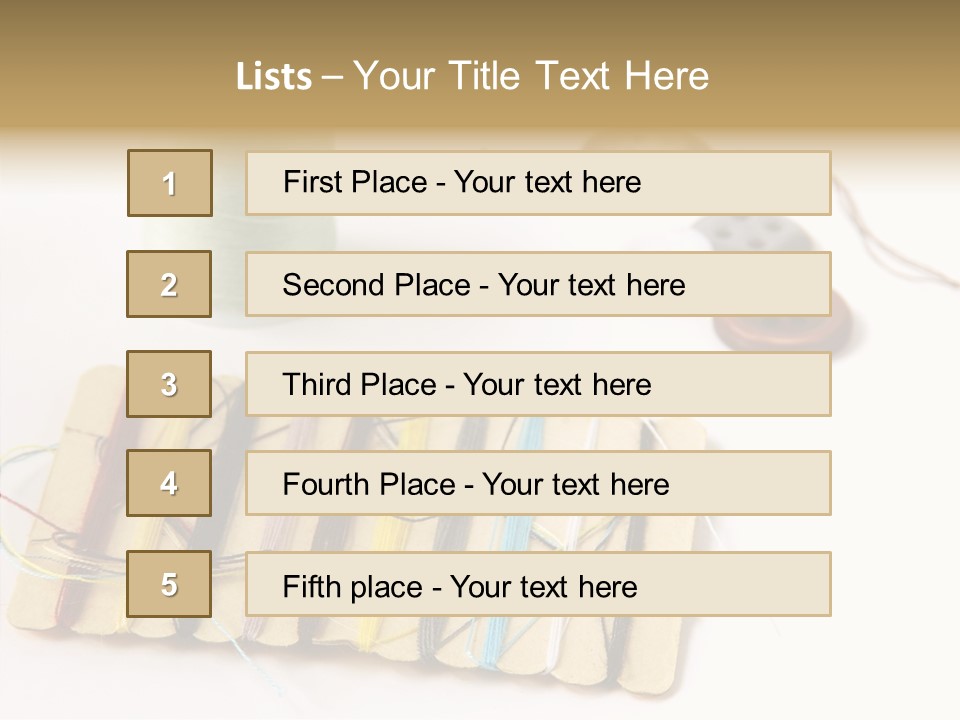 Detail Thin Colorful PowerPoint Template