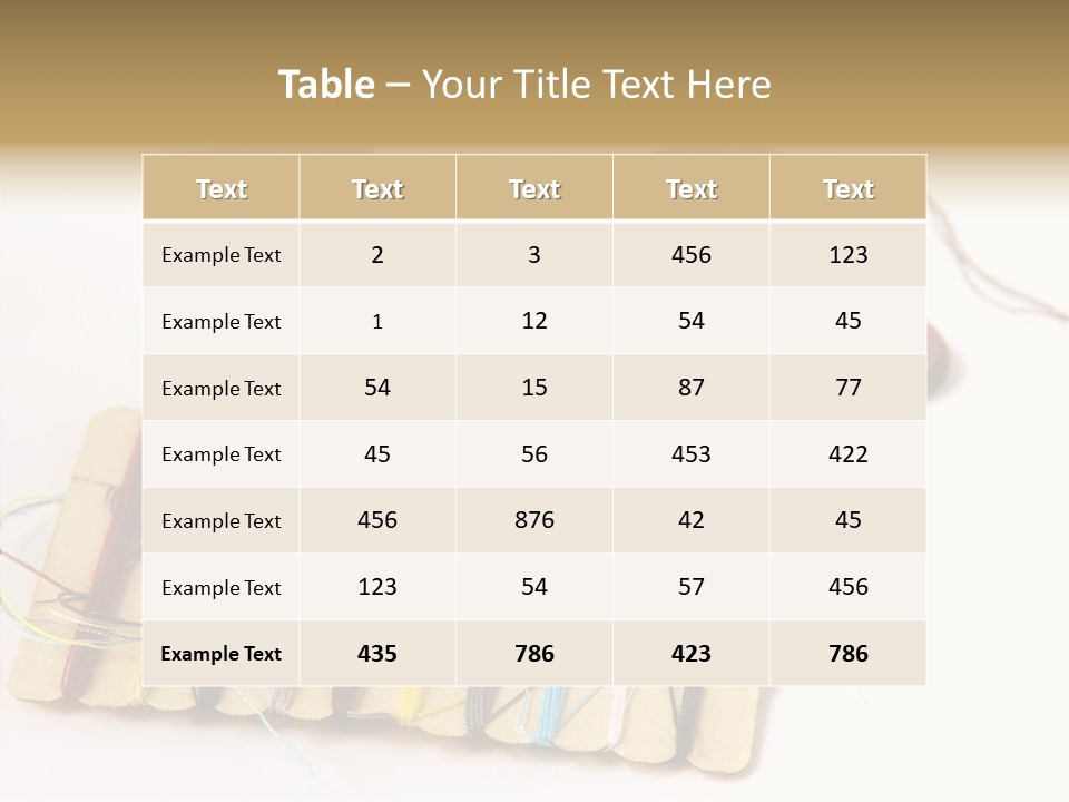 Detail Thin Colorful PowerPoint Template
