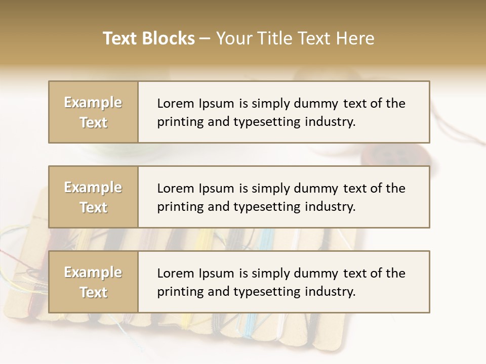 Detail Thin Colorful PowerPoint Template