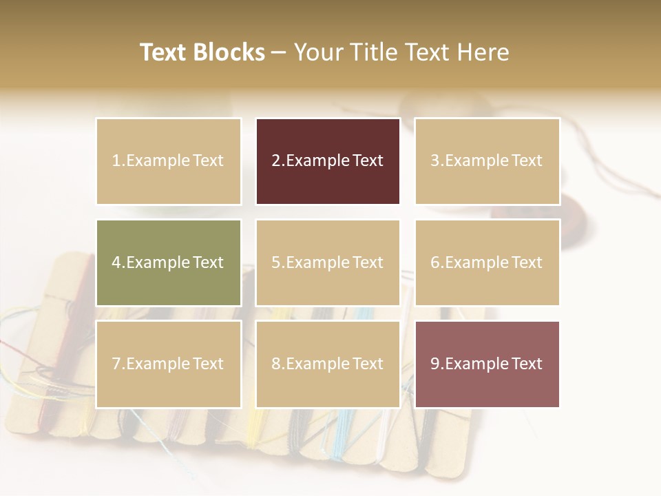 Detail Thin Colorful PowerPoint Template