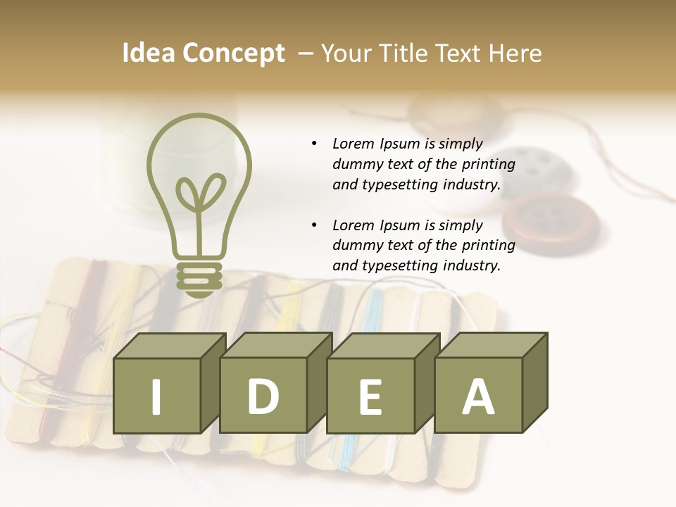 Detail Thin Colorful PowerPoint Template