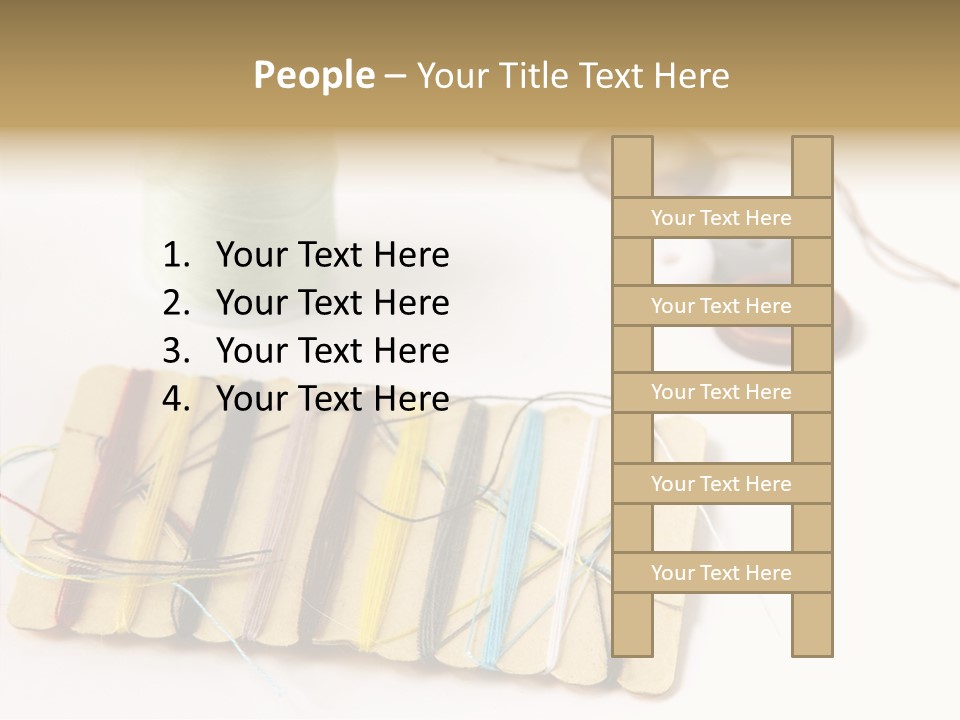 Detail Thin Colorful PowerPoint Template