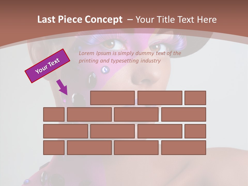 Fashion Incrustation Row PowerPoint Template