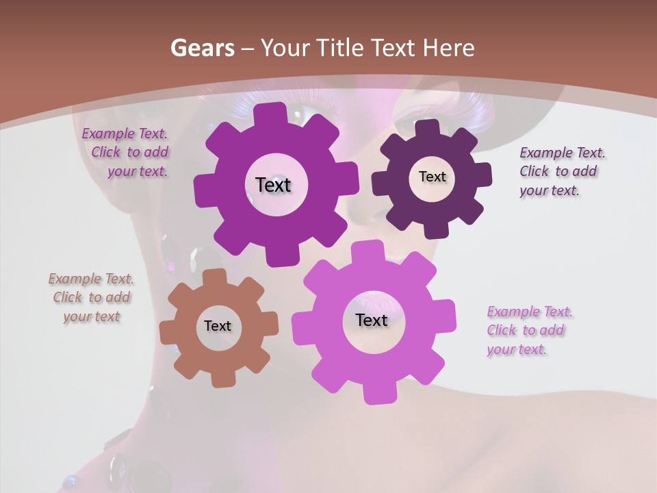 Fashion Incrustation Row PowerPoint Template