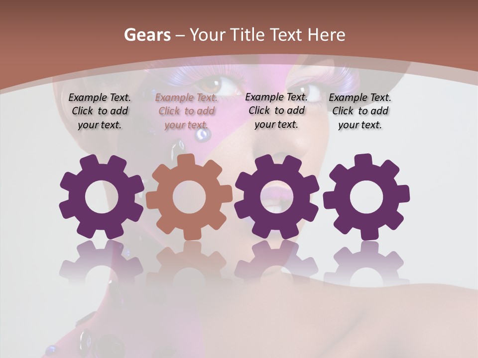 Fashion Incrustation Row PowerPoint Template