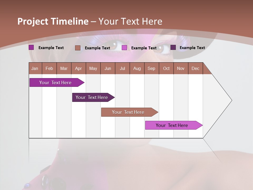 Fashion Incrustation Row PowerPoint Template
