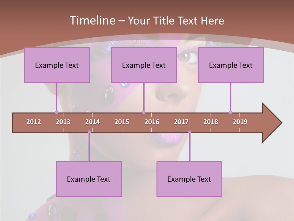 Fashion Incrustation Row PowerPoint Template