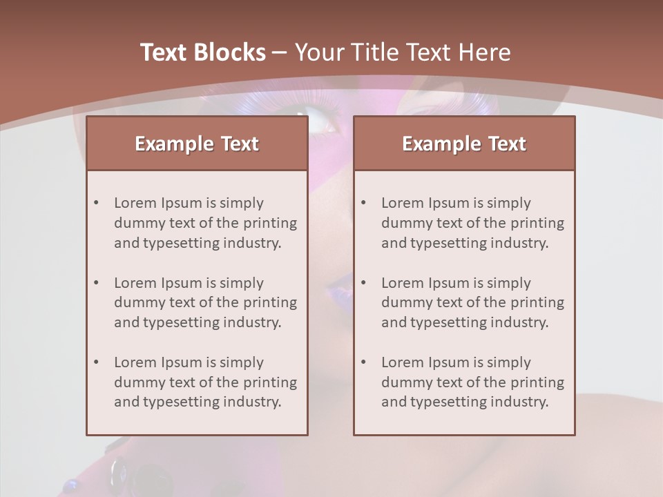 Fashion Incrustation Row PowerPoint Template