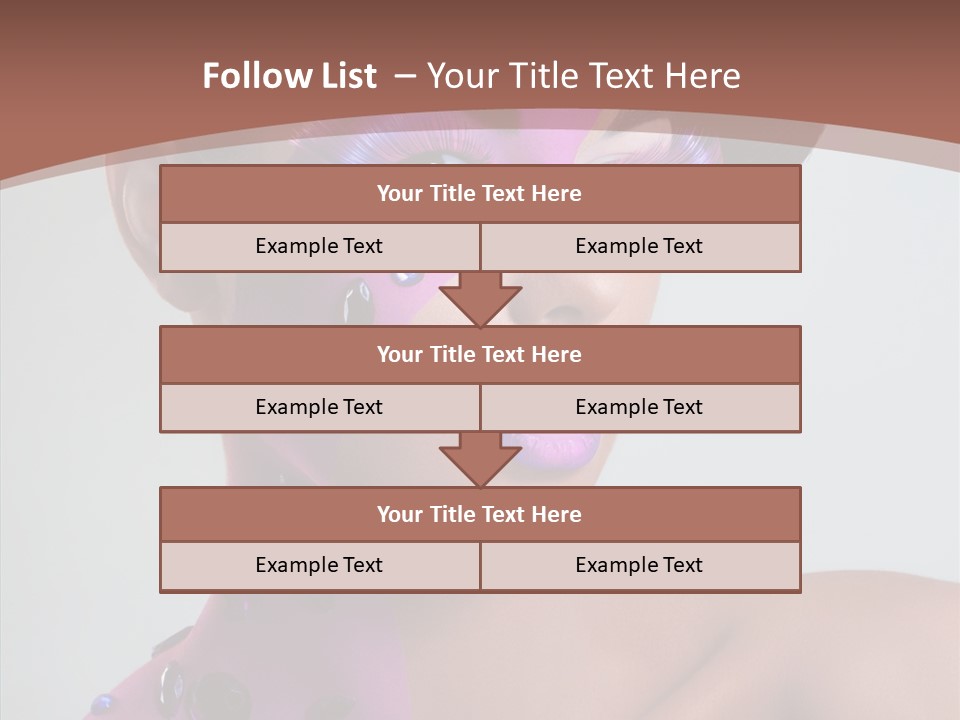 Fashion Incrustation Row PowerPoint Template