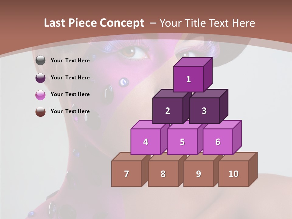 Fashion Incrustation Row PowerPoint Template