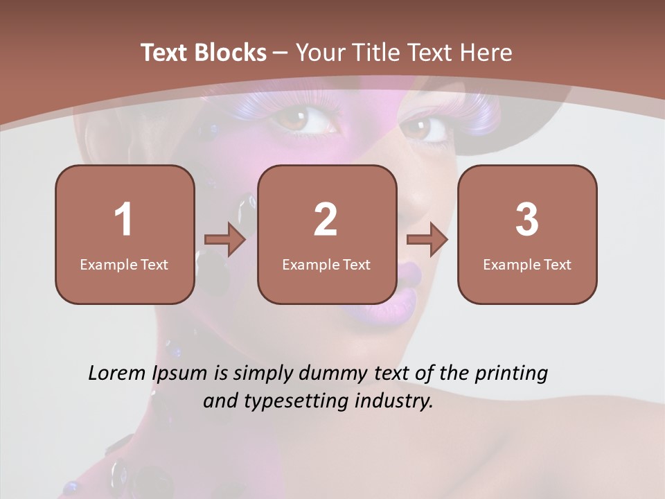 Fashion Incrustation Row PowerPoint Template