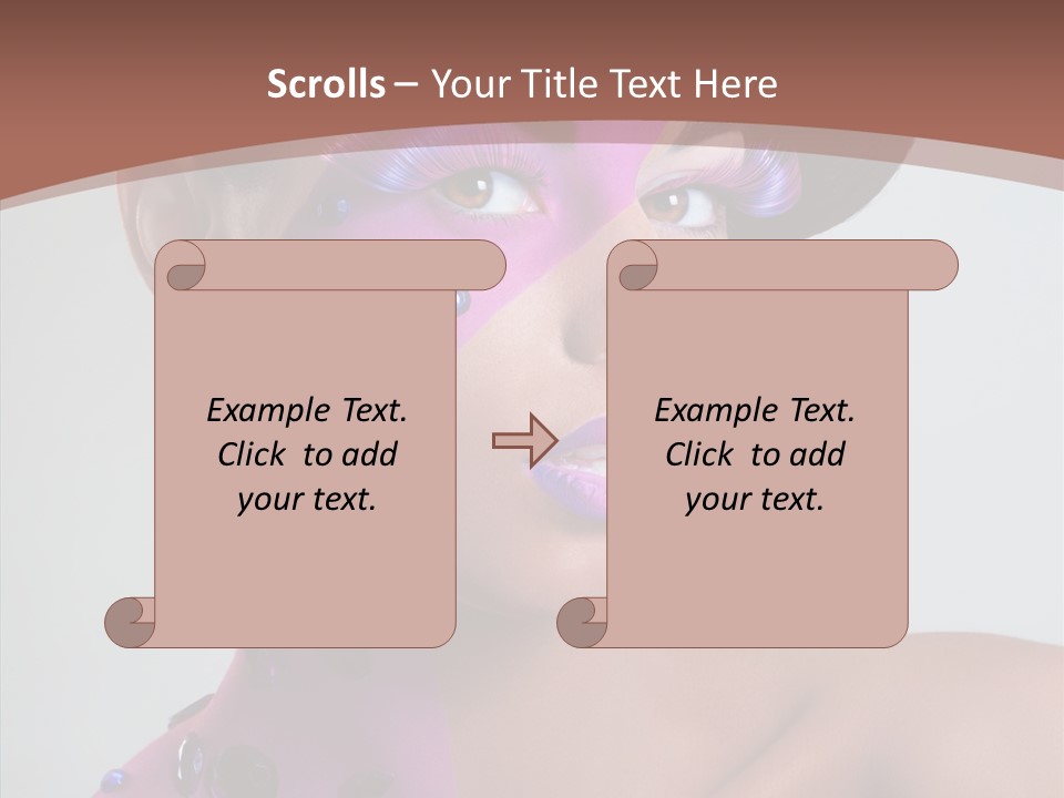 Fashion Incrustation Row PowerPoint Template