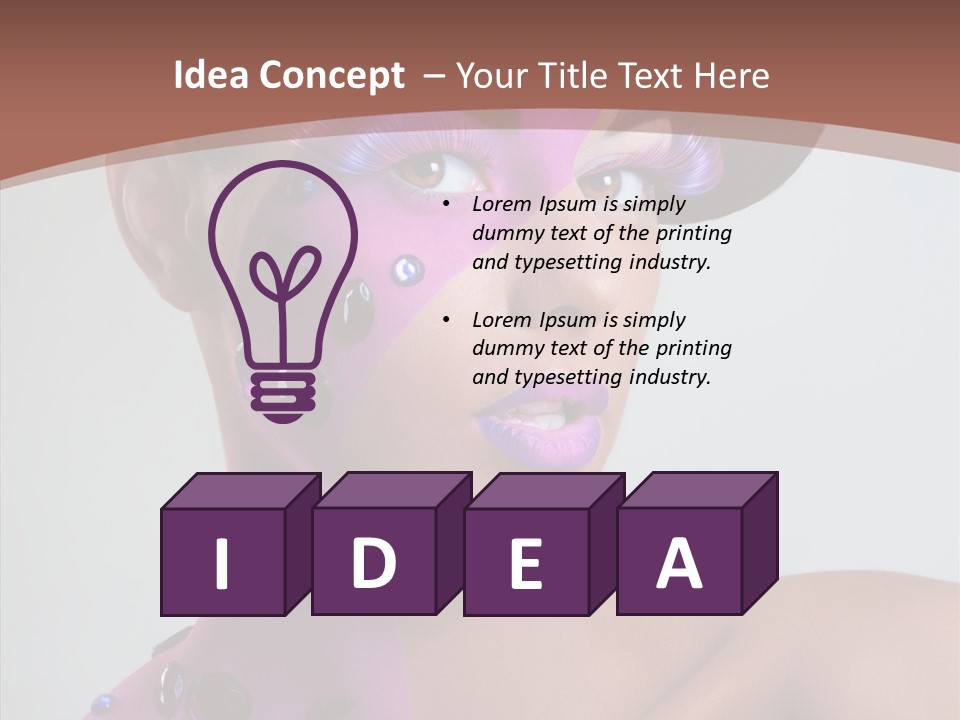 Fashion Incrustation Row PowerPoint Template