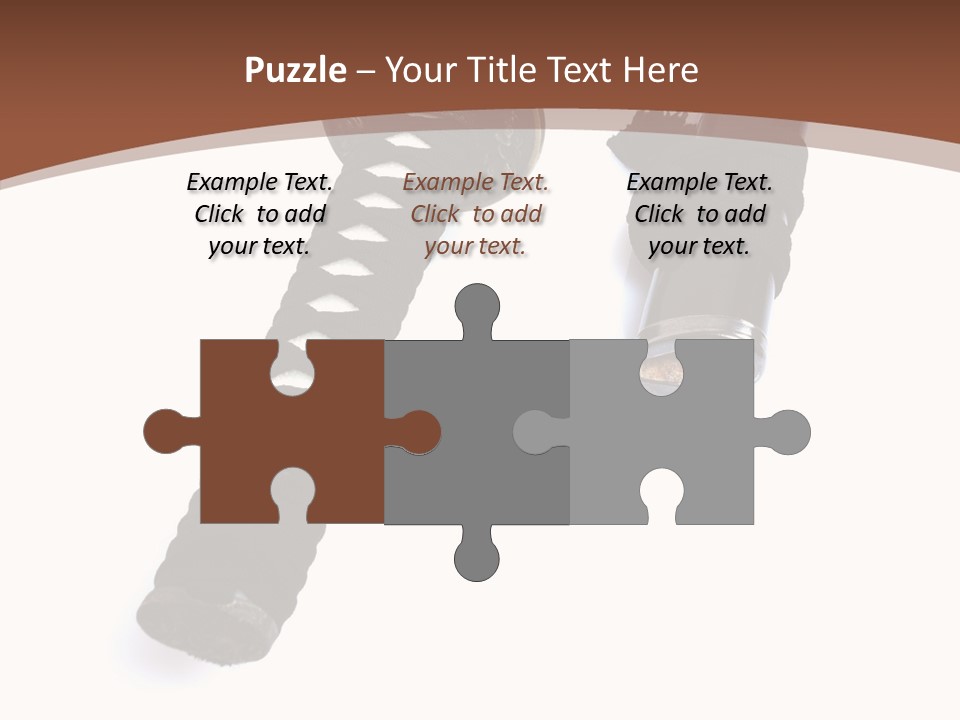 O Seppa Swordsman Bushido PowerPoint Template