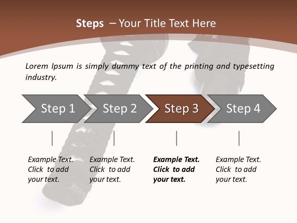 O Seppa Swordsman Bushido PowerPoint Template