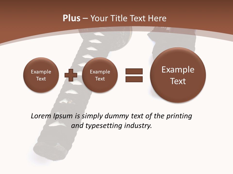 O Seppa Swordsman Bushido PowerPoint Template