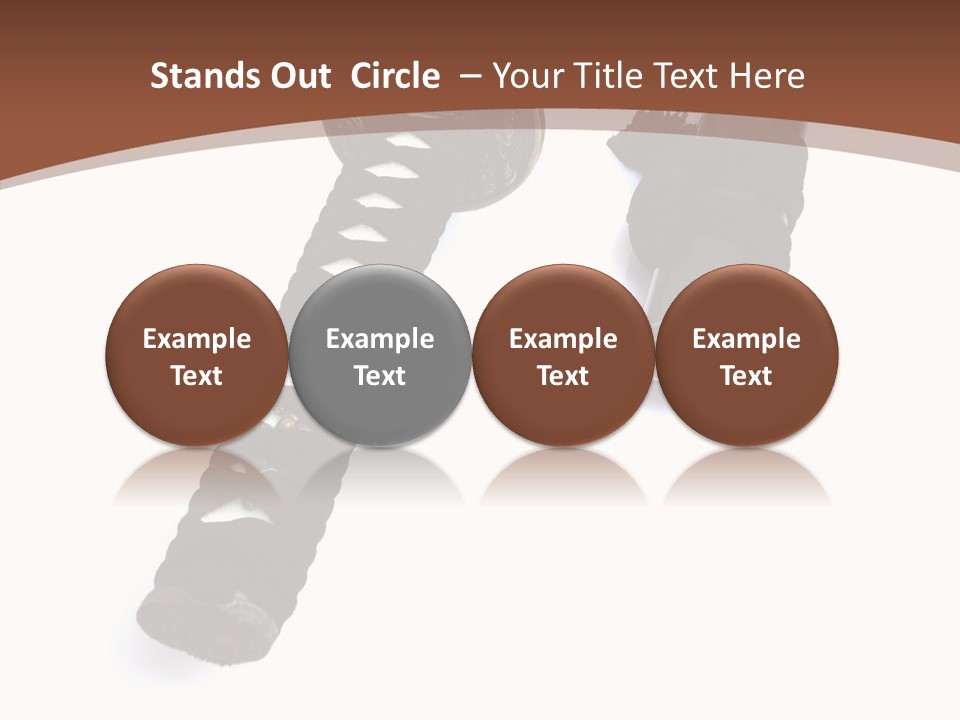 O Seppa Swordsman Bushido PowerPoint Template