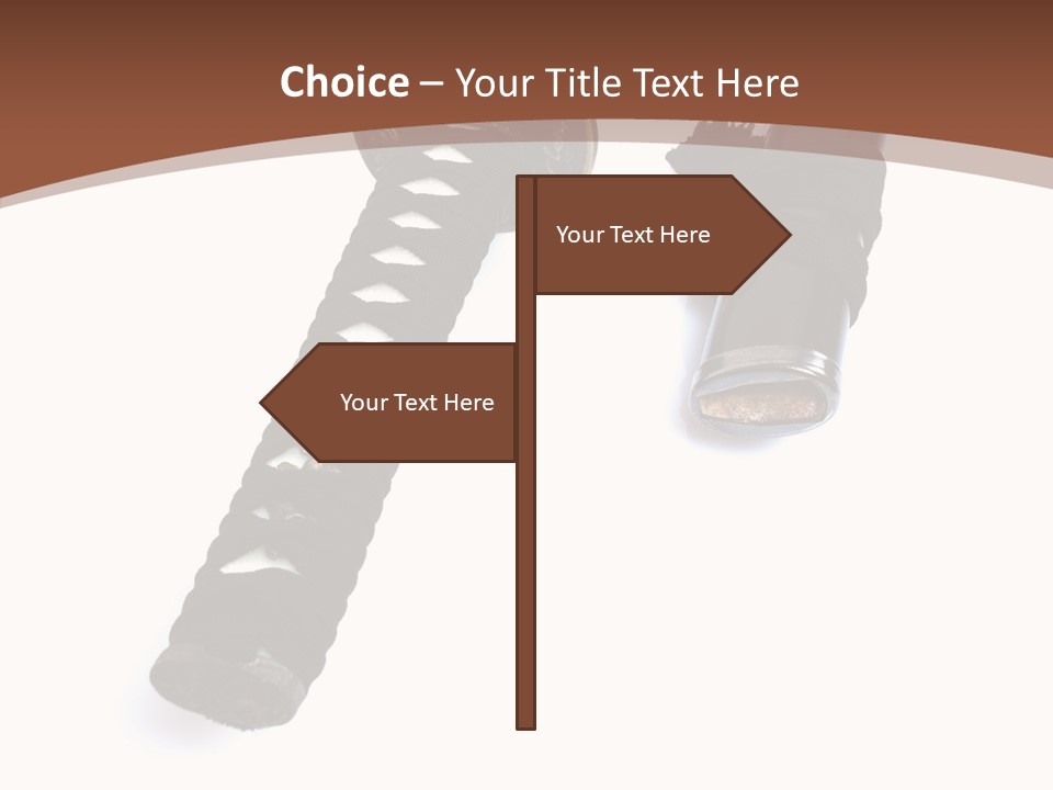 O Seppa Swordsman Bushido PowerPoint Template