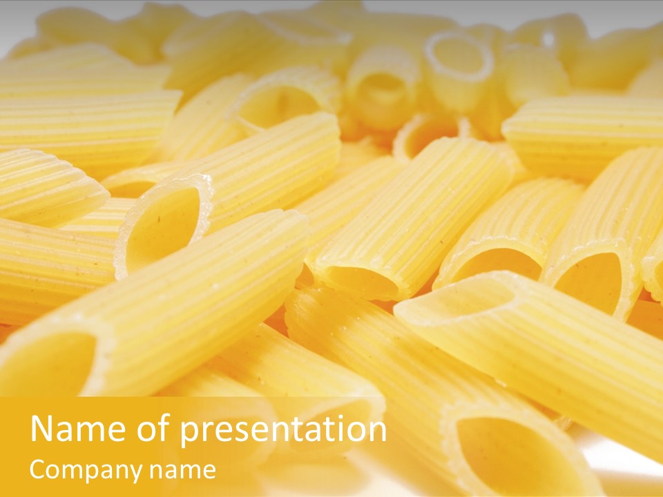 Uncooked Lunch Eat PowerPoint Template