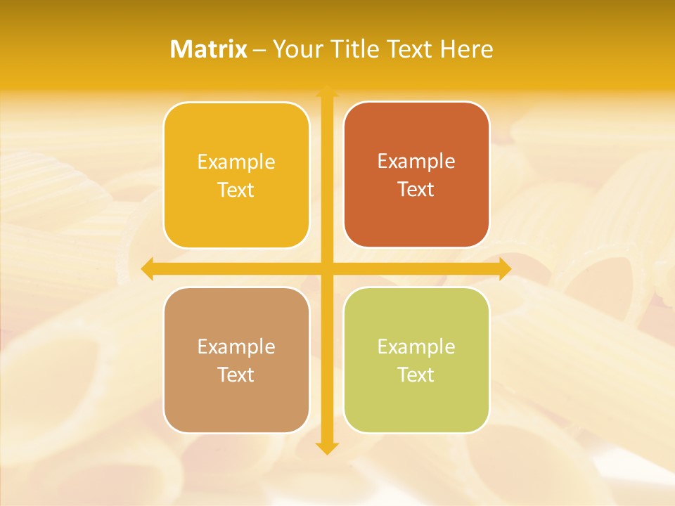 Uncooked Lunch Eat PowerPoint Template