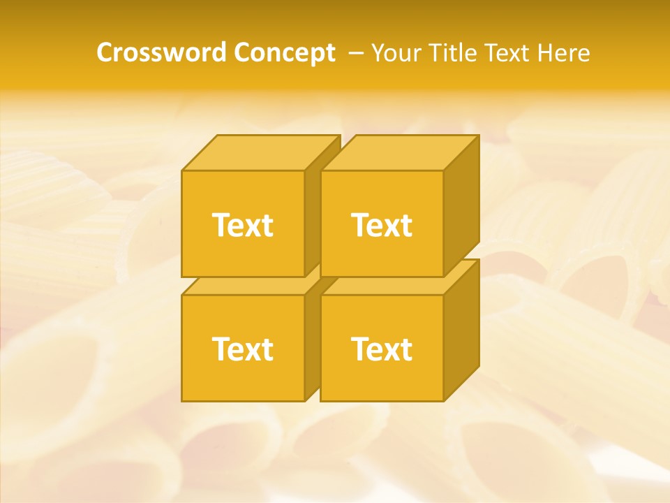 Uncooked Lunch Eat PowerPoint Template