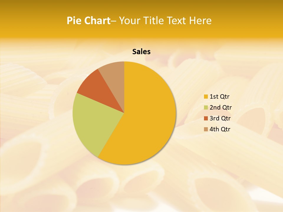 Uncooked Lunch Eat PowerPoint Template