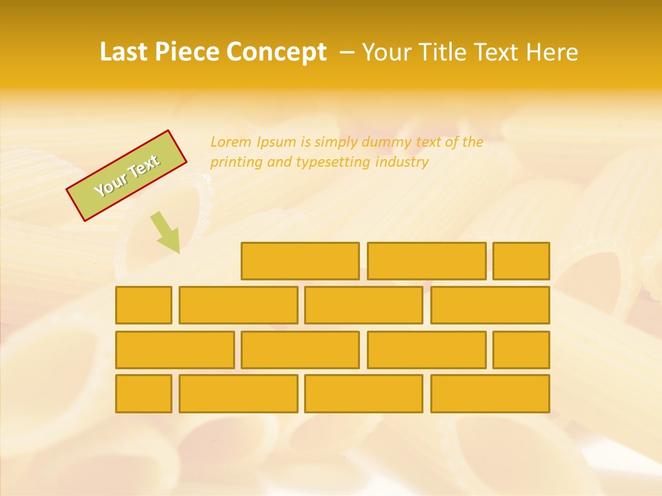 Uncooked Lunch Eat PowerPoint Template