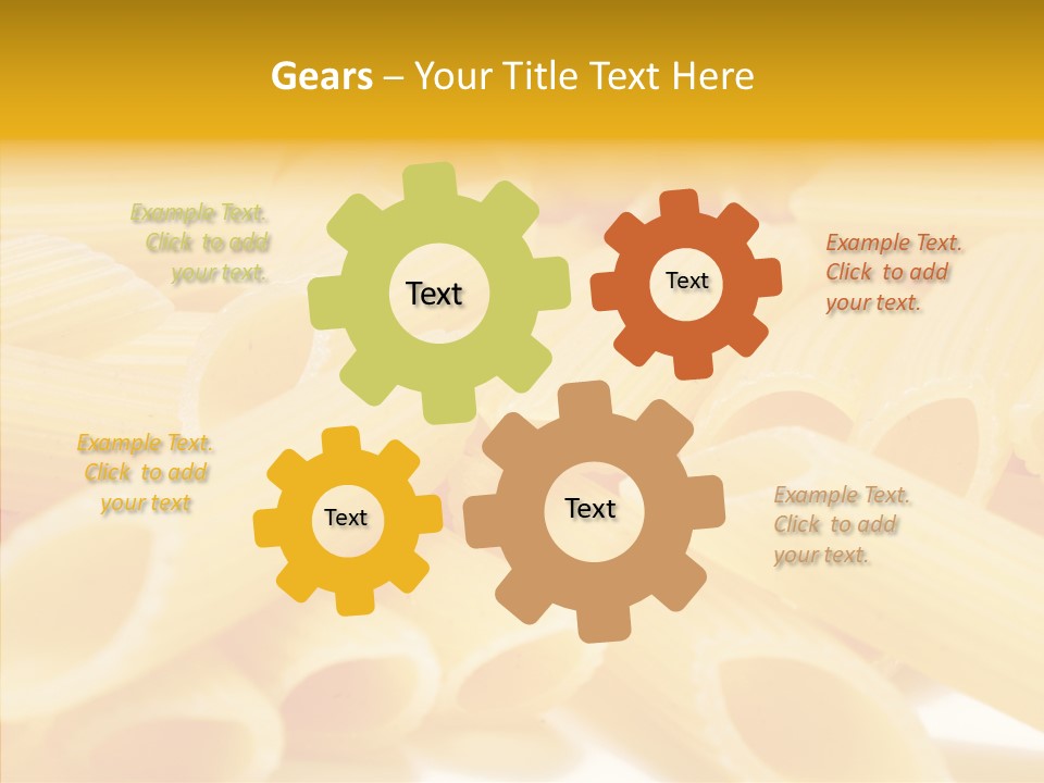 Uncooked Lunch Eat PowerPoint Template