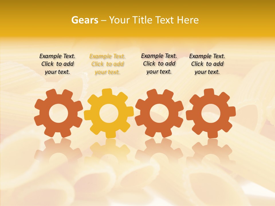 Uncooked Lunch Eat PowerPoint Template