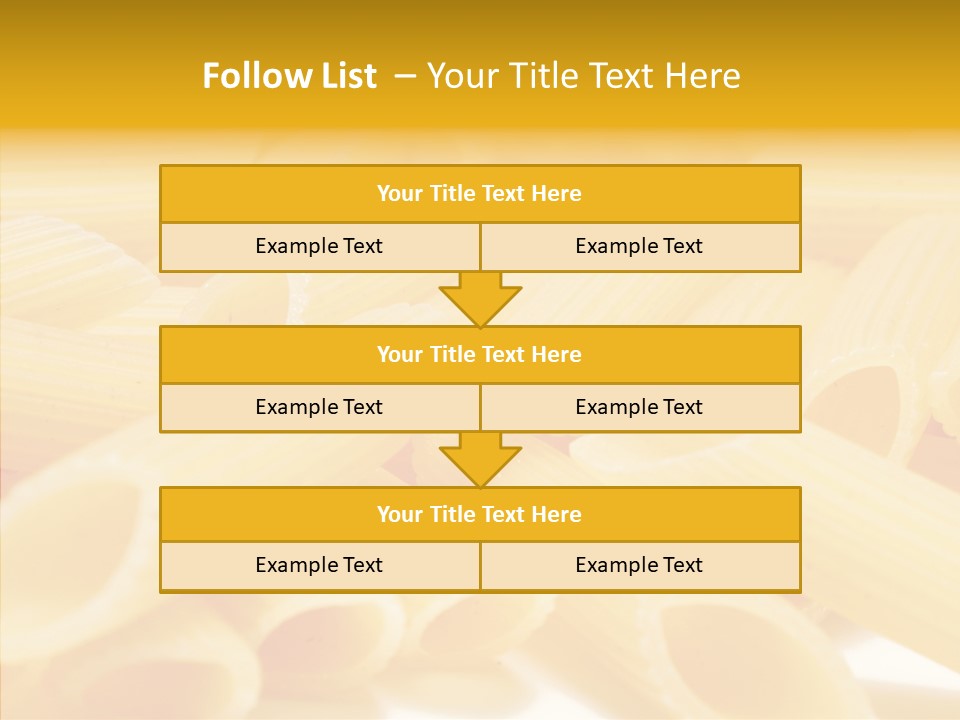 Uncooked Lunch Eat PowerPoint Template
