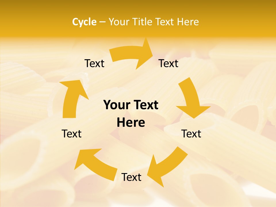Uncooked Lunch Eat PowerPoint Template