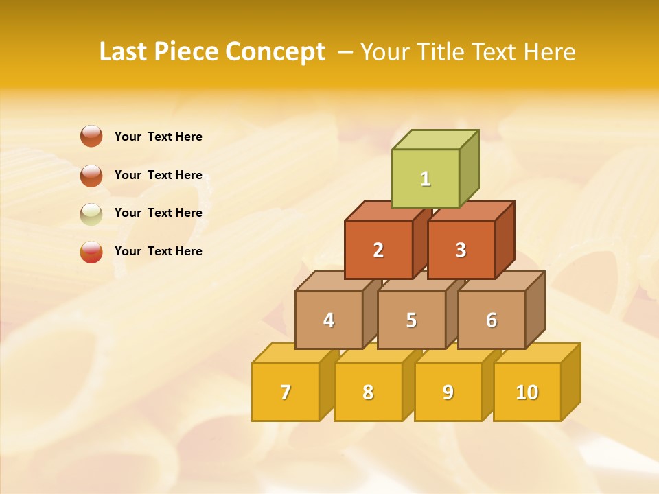 Uncooked Lunch Eat PowerPoint Template