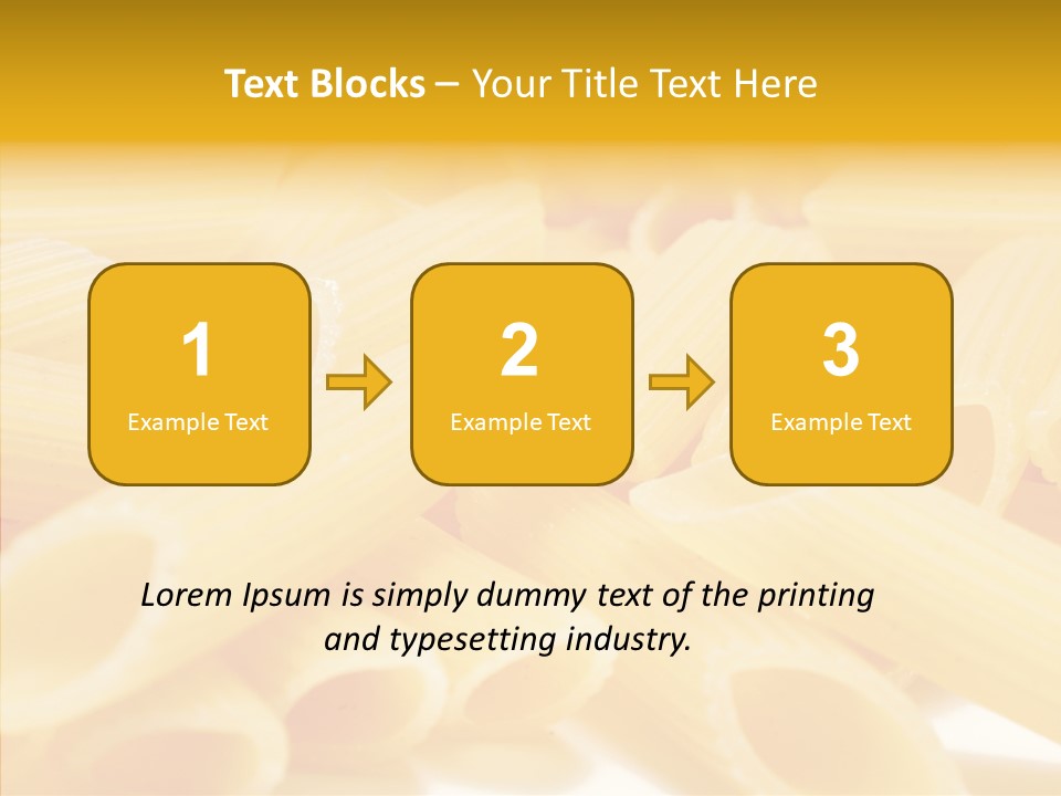 Uncooked Lunch Eat PowerPoint Template