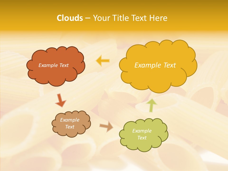 Uncooked Lunch Eat PowerPoint Template