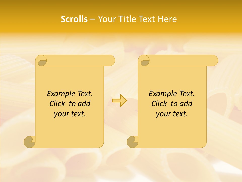 Uncooked Lunch Eat PowerPoint Template