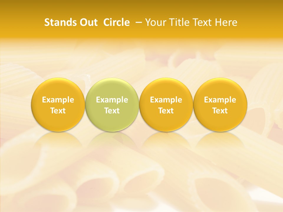 Uncooked Lunch Eat PowerPoint Template