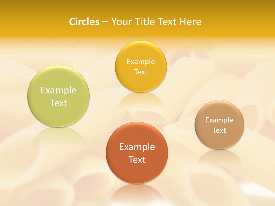 Uncooked Lunch Eat PowerPoint Template