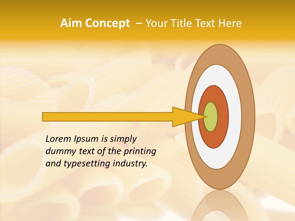 Uncooked Lunch Eat PowerPoint Template