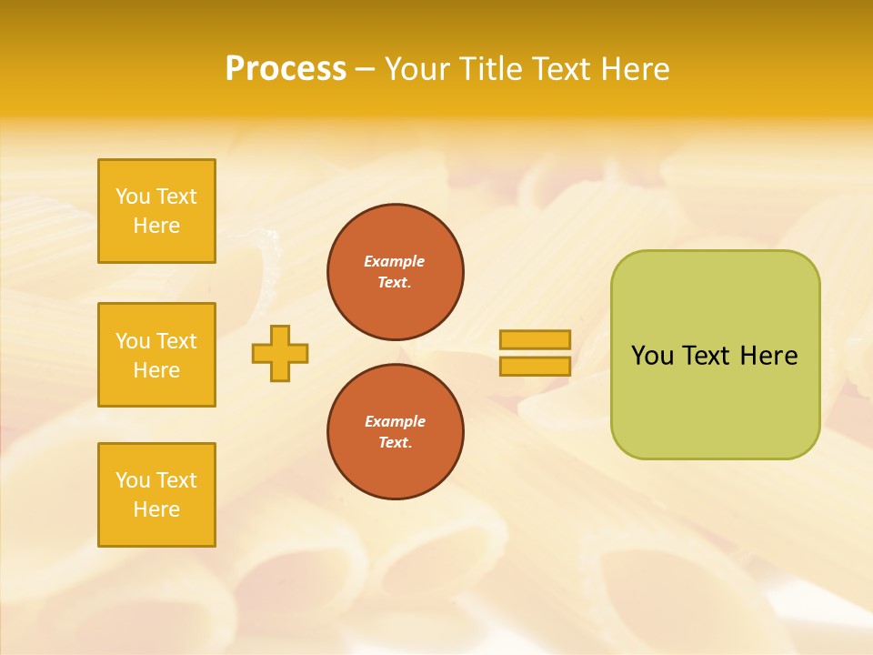 Uncooked Lunch Eat PowerPoint Template