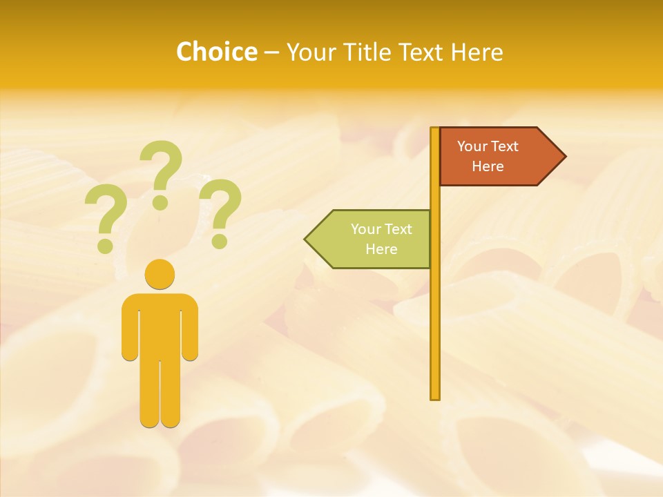 Uncooked Lunch Eat PowerPoint Template