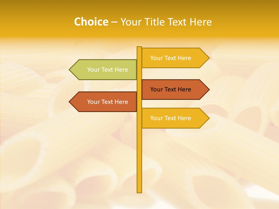 Uncooked Lunch Eat PowerPoint Template
